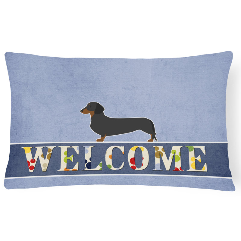 Coussin Dachshund Welcome
