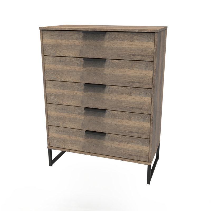 Fully Assembled Luecinda 5 - Drawer Chest of Drawers