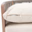 Chaise de patio d'extérieur pivotante avec coussins
