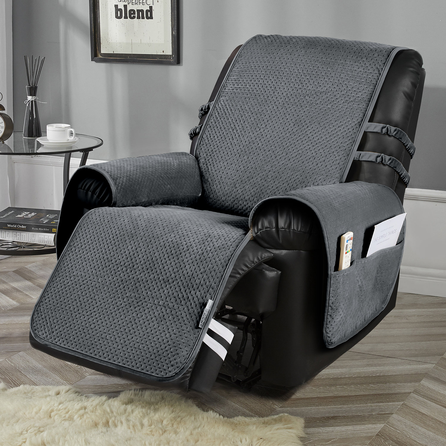Rebrilliant Box Cushion Recliner Slipcover Reviews Wayfair