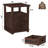 Azella Frame 2 End Table Set with Storage and Built-In Outlets-822320746