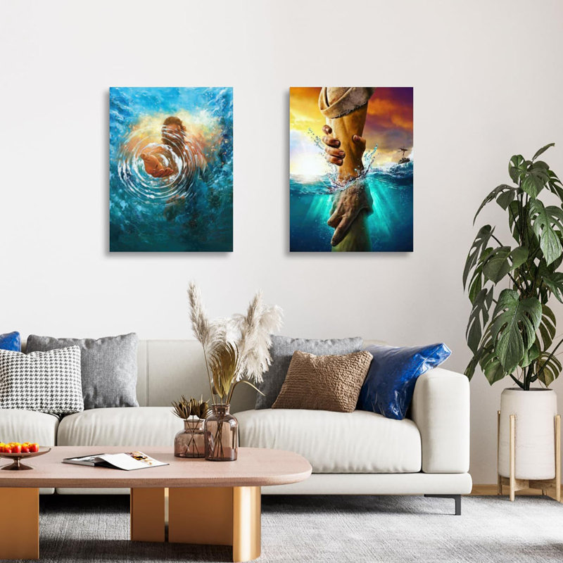 2 Piece Wrapped Canvas Print, 60cm H x 40cm W
