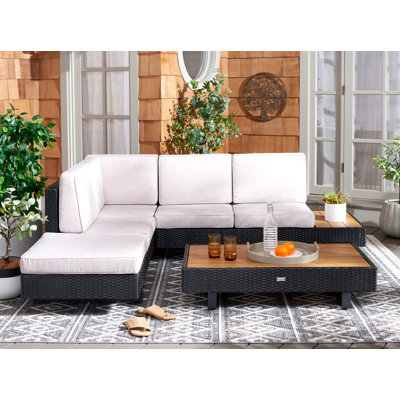 Ensemble de conversation modulaire avec coussins 2 pièces Reberta