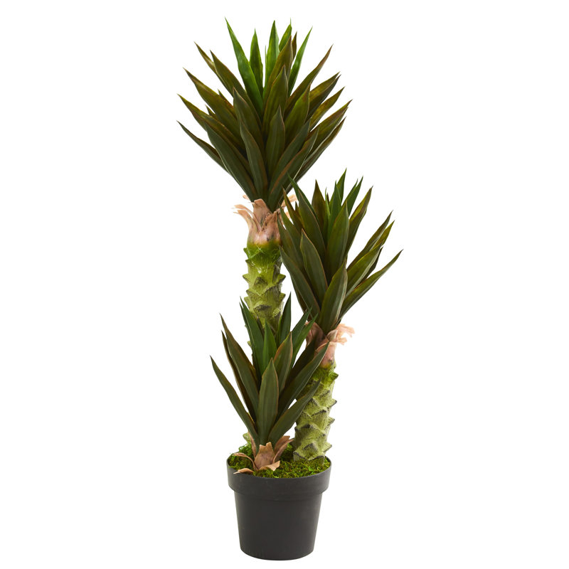 Plante agave artificielle 35" en pot