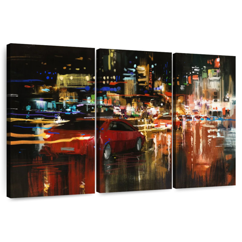 Mehar LA Night Rush, 28" H x 45" W