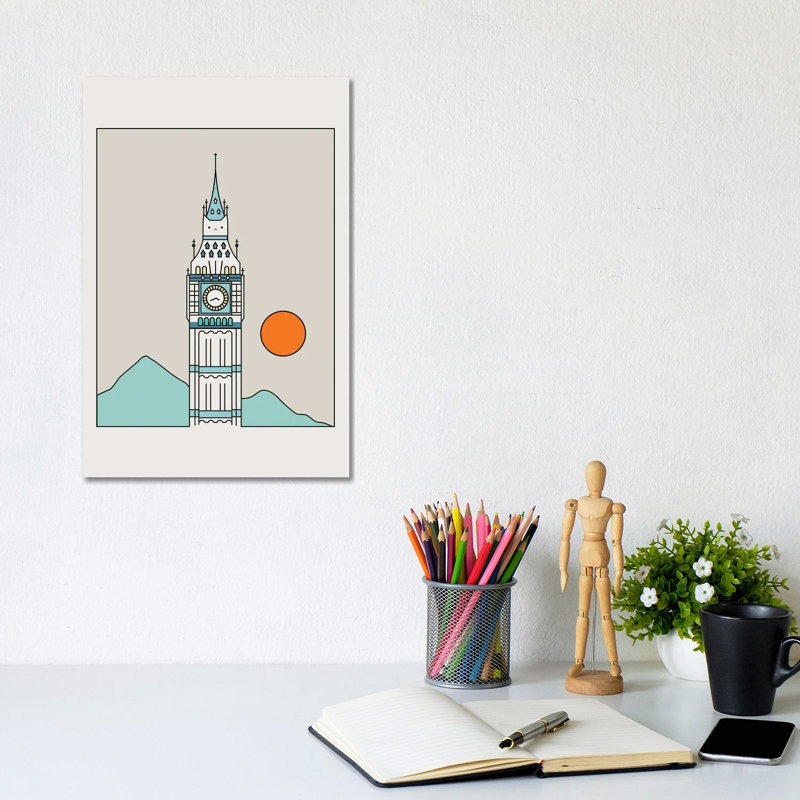 Cat Landscape XXIV by Lim Heng Swee - Wrapped Canvas Print, 20.32 cm H x 30.48 cm W