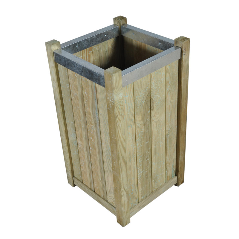 Handmade Wood Planter Box, 75cm H x 40cm W x 40cm D