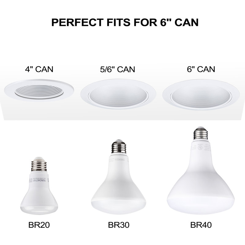 Ampoule à DEL à intensité variable BR40, 17 W (100 W Eqv), 1400 lumens, culot E26