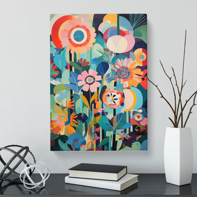 Jaymie Flowers Retro Vol.9 - Wrapped Canvas