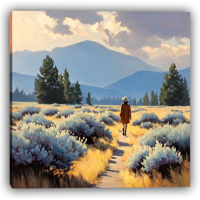 «Wander in Gold», reproduction sur toile tendue