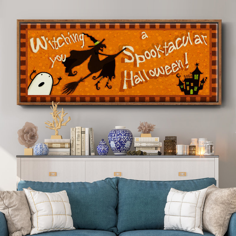 Spooktacular Collection D- Framed Canvas