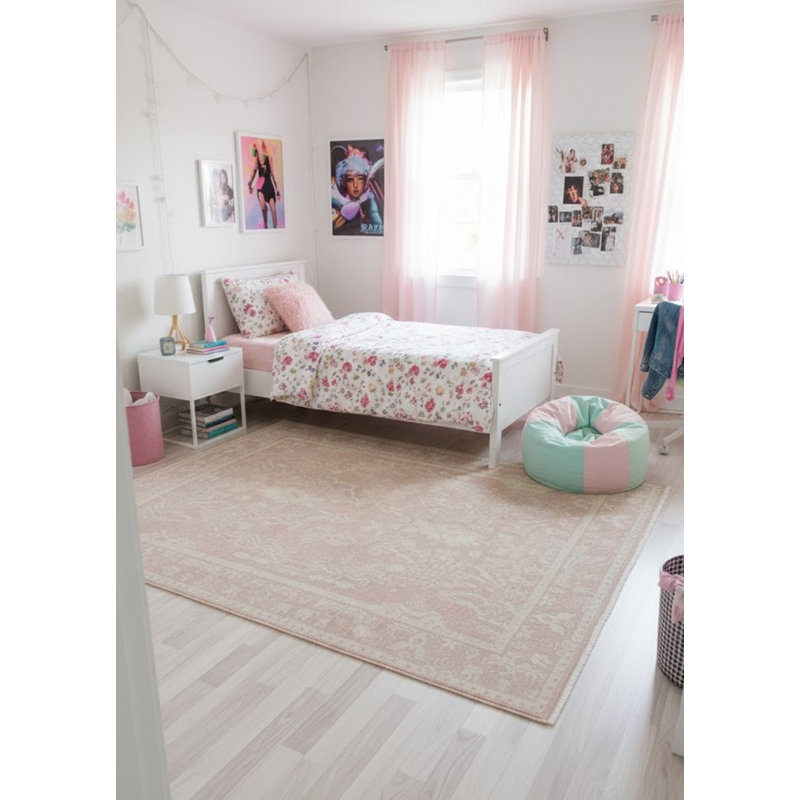 Wool Floral Indoor Rug