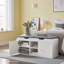 Helmward Polyester Upholstered Storage Bench