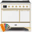 Majestic II 40" 3.82 cu.ft. Freestanding Electric with Convection Oven-99308344
