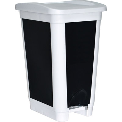 Plastic 50 Litre Step On Rubbish Bin