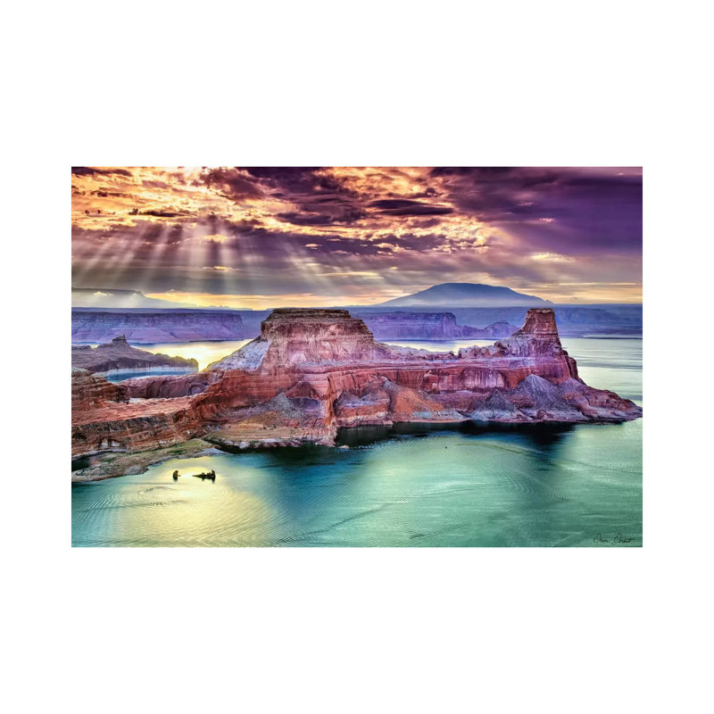 Lake Canyon View II by David Drost - Wrapped Canvas Print, 20.32 cm H x 30.48 cm W