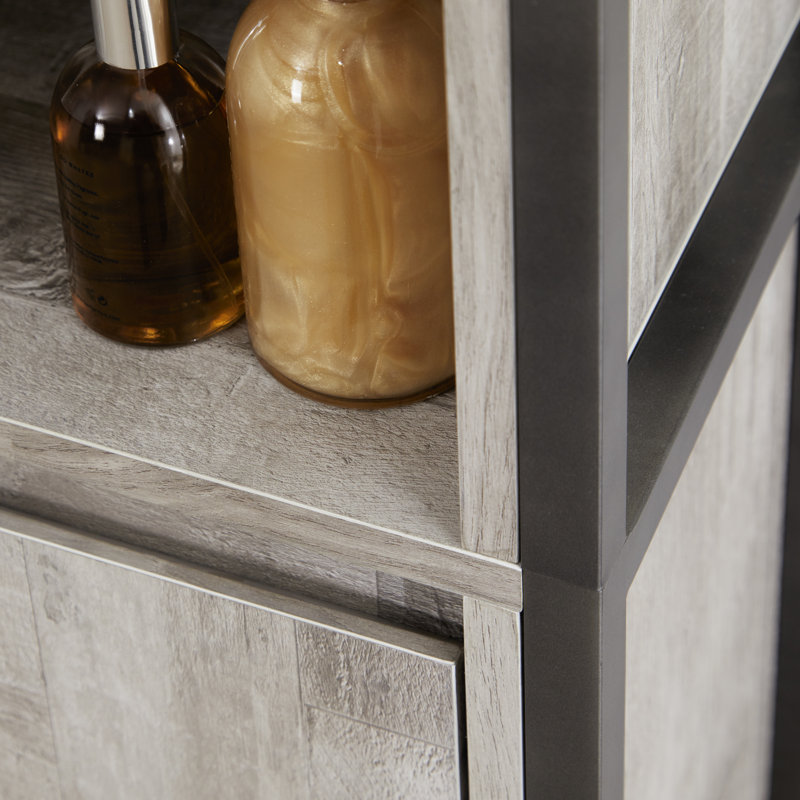 Adedoyin Freestanding Linen Cabinet