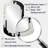 Momentary Spirit Black And White Abstract I - Abstract Painting Unique Shape Decorative Mirror, Modern Freeform Large Wall Mirror, Printed Metal Art-813829509