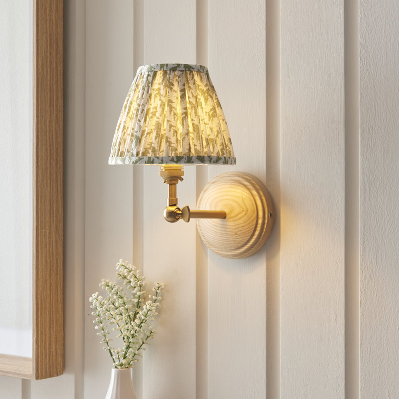Wood Wing Armed Sconce
