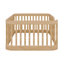 Structure de lit en bois avec clôture-1179921207