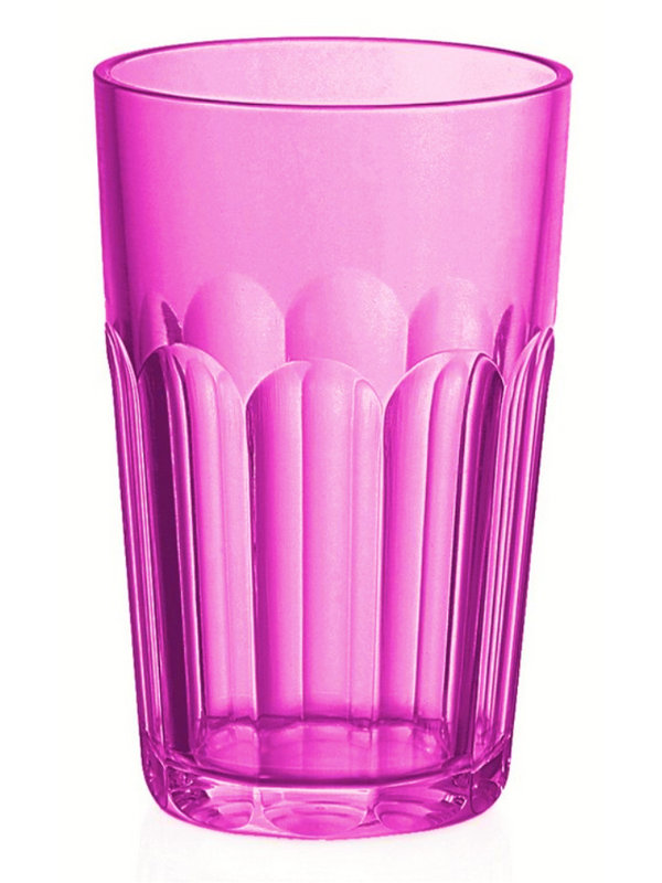Happy Hour Drinking Glass, Purple