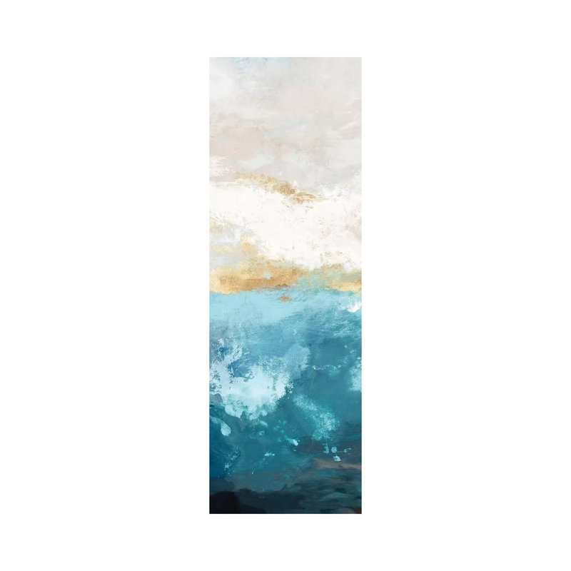 Water Gold II by Tom Reeves - Wrapped Canvas Panoramic Painting, 152.4 cm H x 50.8 cm W x 1.91 cm D