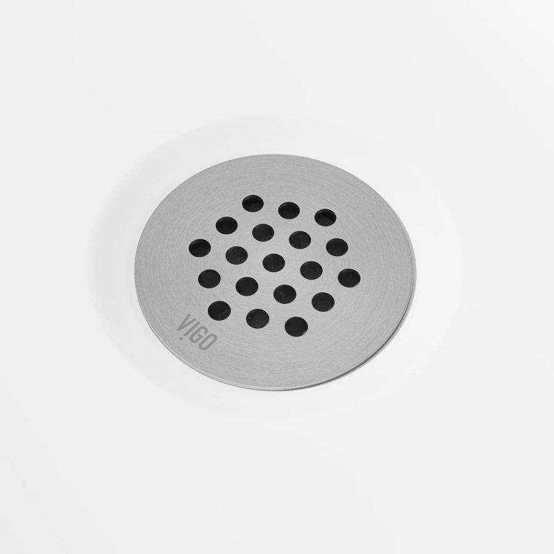 Drain de lavabo de salle de bain à vasque, Nickel brossé