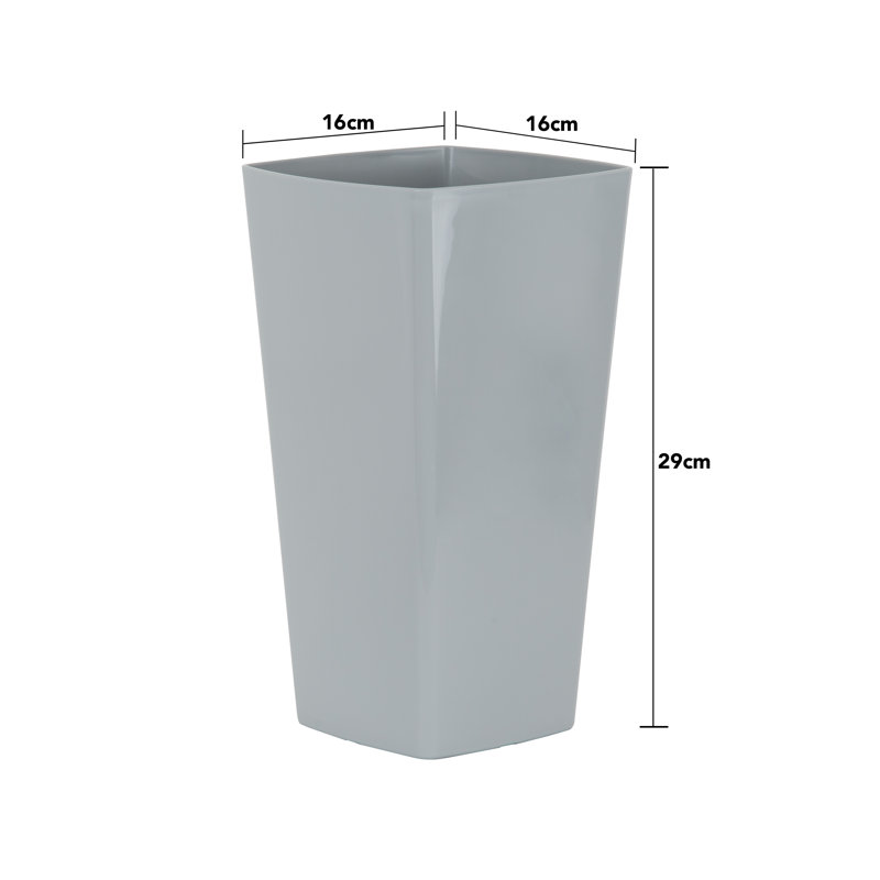 Wham Studio 16cm Tall Planter Cover, Grey