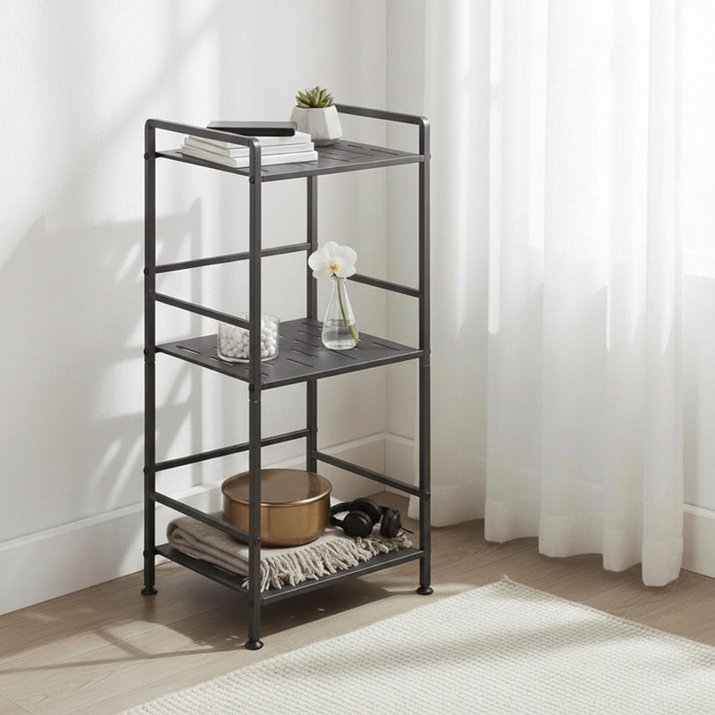 33cm W Metal Storage Rack, 74"H x 33"W x 28"D