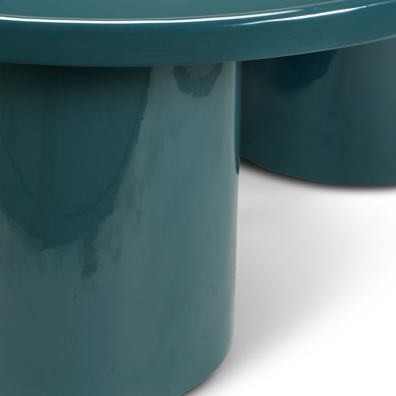 Isthia Single Coffee Table, Aegean Teal