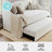 Martha Stewart Anya Daybed With Rear Siderail And Pull-Out Trundle