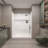 60 in. x 32 in. 4-Piece Direct-to-Stud Alcove Shower Wall Kit in White