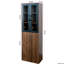 H 70,88 po, vitrine, tablette à 4 niveaux, portes en verre, bureau, salle à manger, armoire H multifonctionnelle avec 2 portes pour le salon et le garde-manger