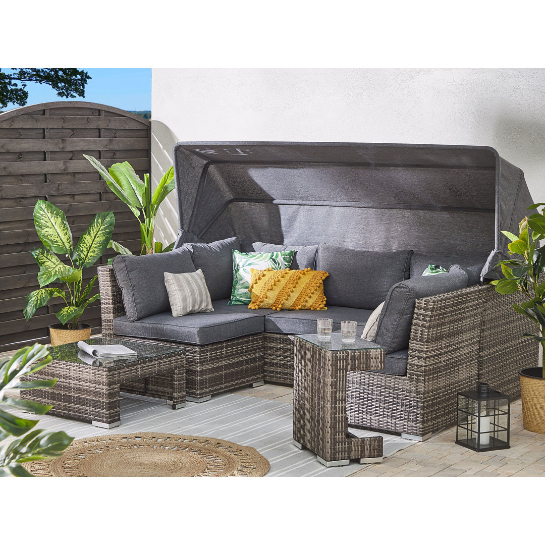 Tateos 6 Seater Rattan Sofa Set