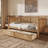 Full Size Traditional Style Rattan Daybed with 2 Drawers | For Limited Space/Guest Room, No Box Spring Needed, Antique Walnut-1205586261-1205586258-1205586257