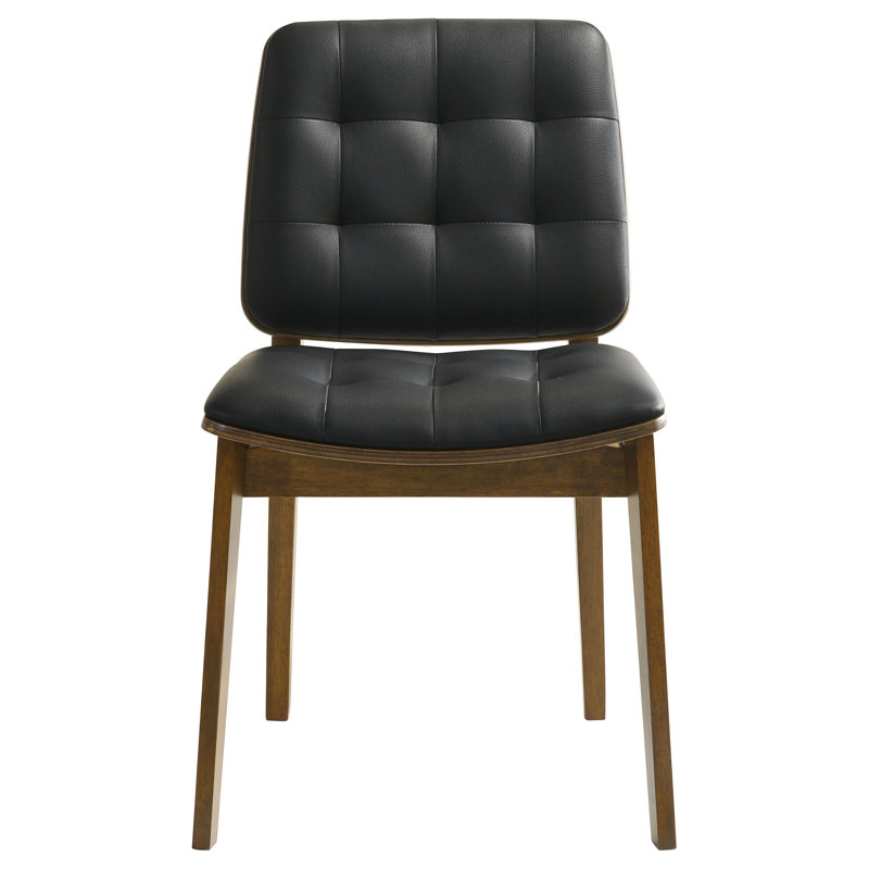 Chaise de salle à manger rembourrée Stahl Noyer