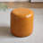 11.8In Small Round Faux Leather Upholstered Ottoman-120539213