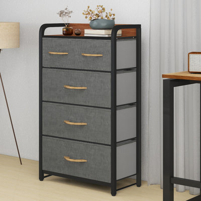 Vinyette 5-Drawer Chest of Drawers，57.9Cm W Bedroom Drawers