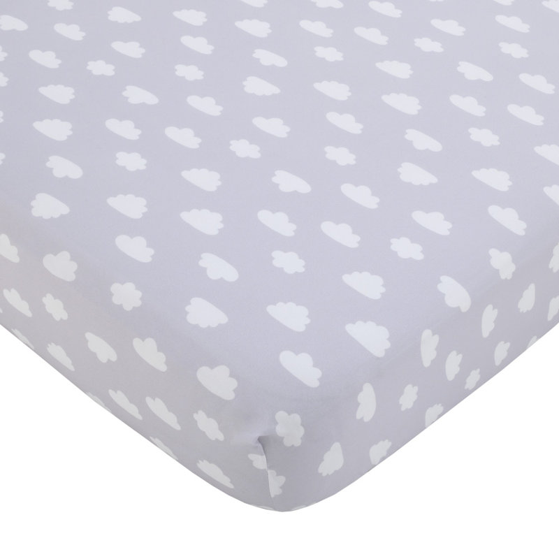 Drap-housse pour lit de bébé Sleepy Sheep Cloud