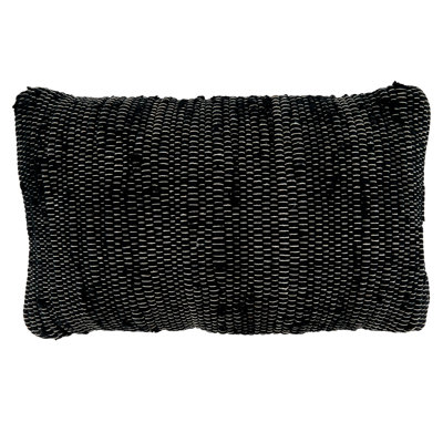 Noir Cotton Lumbar Pillow