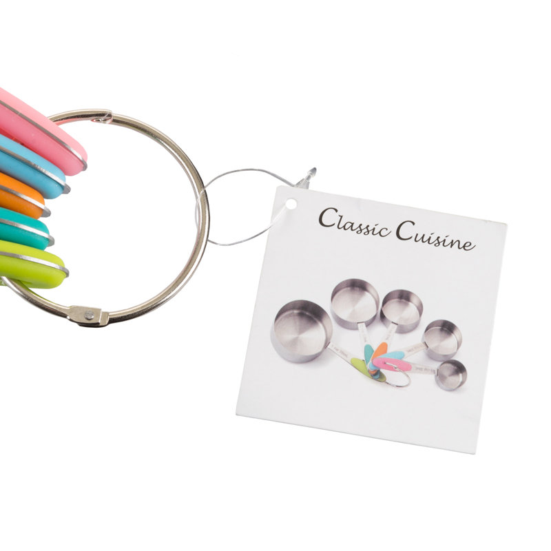 Ensemble de 5 tasses à mesurer en acier inoxydable Classic Cuisine
