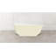 Amiata Painted 64-3/4" x 31-1/2" Freestanding Soaking Bathtub in Volcanic Limestone with Overflow Hole-89831722