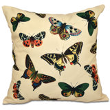 Botanical Blooms Reversible Throw Pillow