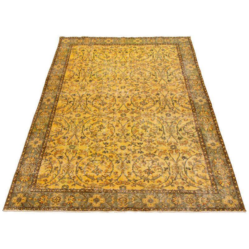 Tapis doré à transition de couleur 5 pi 9 po x 9 pi 10 po