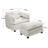 Oversized Boucle Sofa Bed with Ottoman, Single Seater for Living Room or Bedroom-164958574