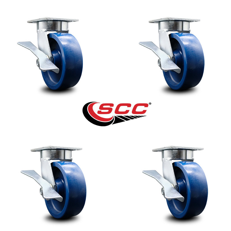Kingpinle Swivel Caster Set with