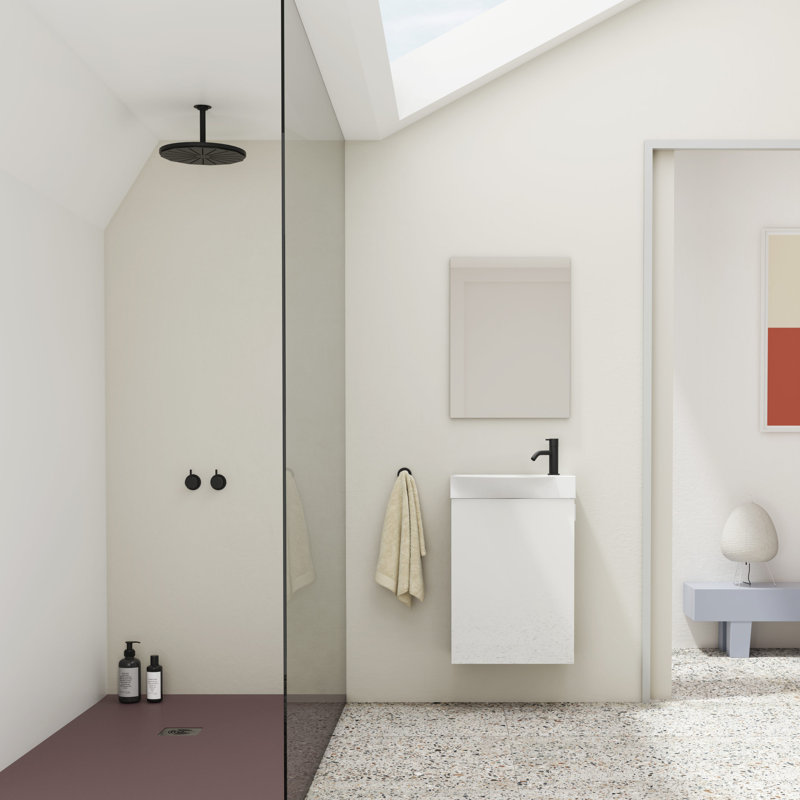 Hohman Vanity & Mirror Set, White