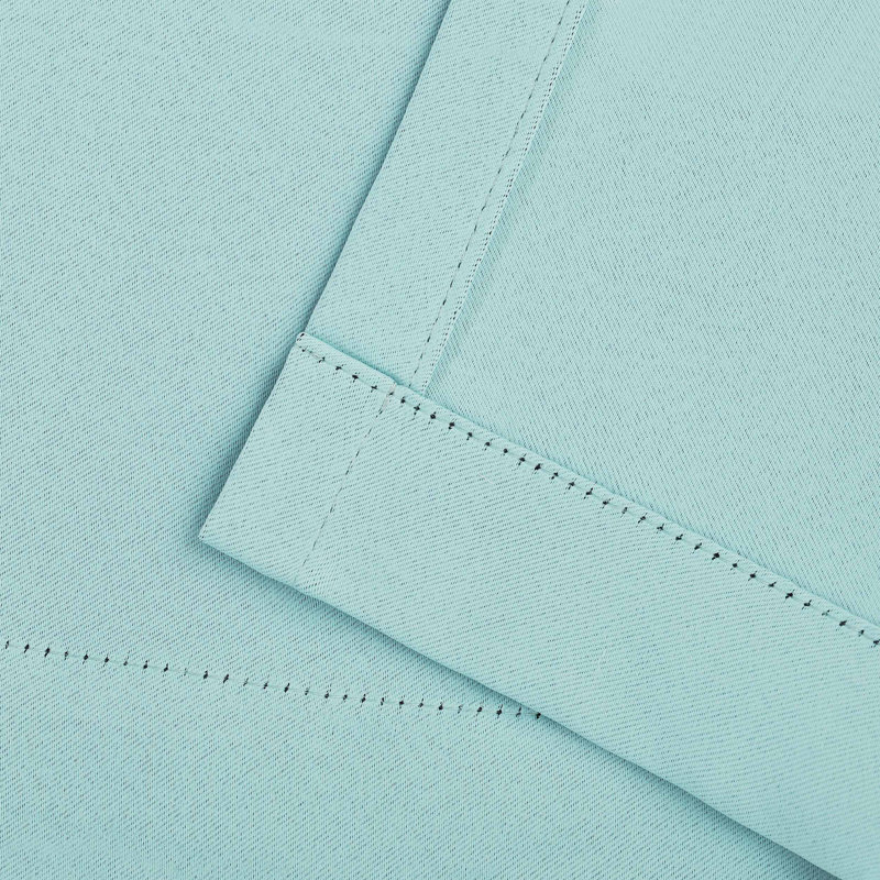 Paire de rideaux obscurcissant avec passe-tringle Moriah Millendon, Gris clair, L 36 po x L 72 po