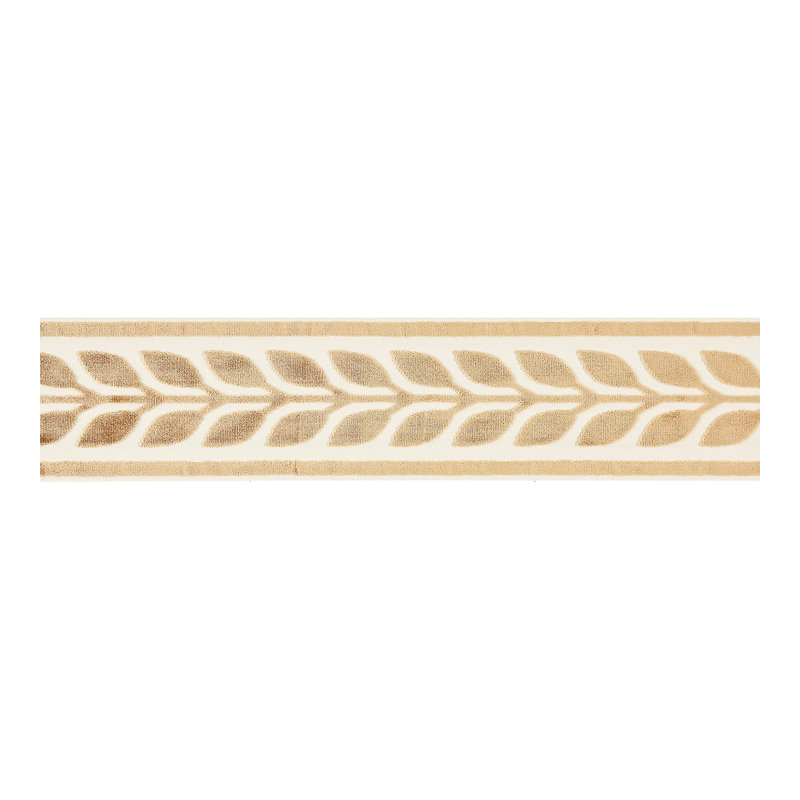Oriana Vigne Velvet Tape Fabric, Camel