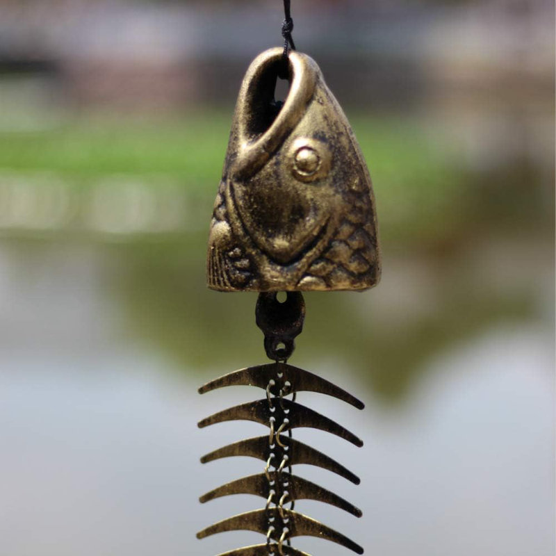 Fish Skeleton Wind Chime